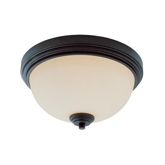 Chelsey 2 Light Flush Mount in Bronze Finish by Z-Lite