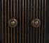 Noho Hutch in Mahogany, Hand-Rubbed Black with Light Brown Accents by Noir Furniture