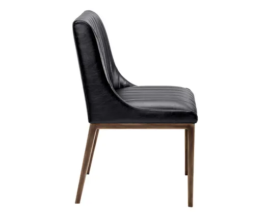 HALDEN DINING CHAIR - RUSTIC BRONZE - VINTAGE BLAC by Sunpan