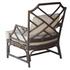 Kara Rattan Accent Arm Chair In Paloma Brown  by New Pacific Direct