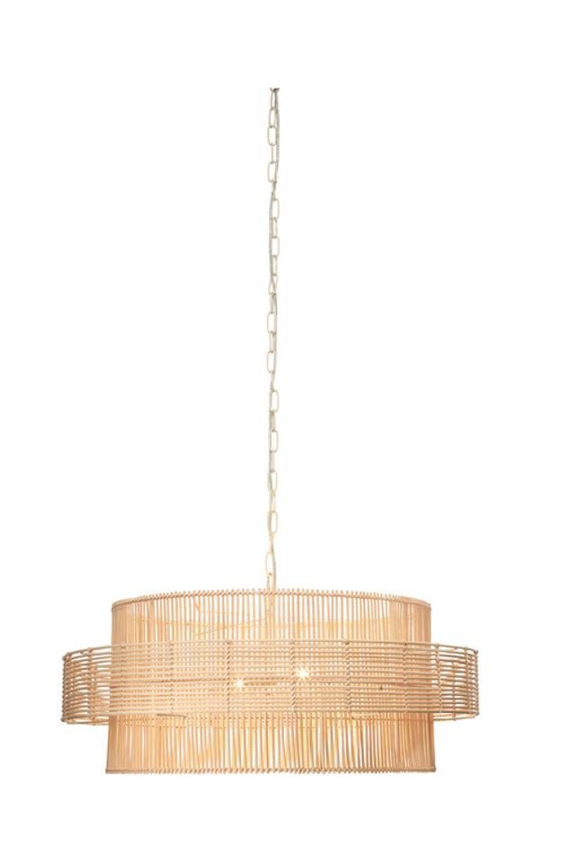 Concentric Rattan 2-Light Pendant by Jamie Young