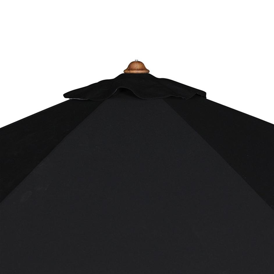 Baska Outdoor Round Umbrella - Arashi Black by Four Hands