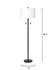 Lincoln 2-Light Metal Floor Lamp, Black by Jamie Young