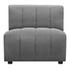 LYRIC SLIPPER CHAIR GREY by Moes Home