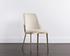 MARIE DINING CHAIR - BELFAST OATMEAL / BRAVO COGNAC by Sunpan