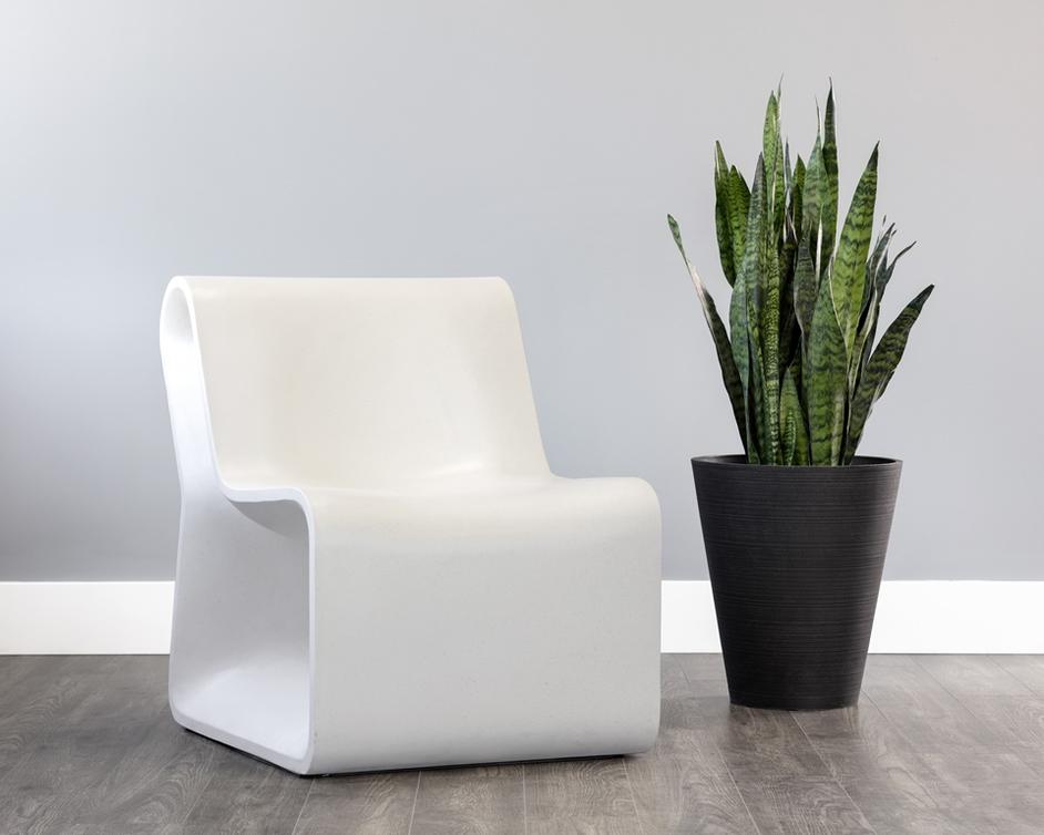 Odyssey Lounge Chair - White by Sunpan