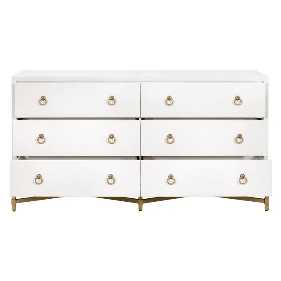 Strand Shagreen 6-Drawer Double Dresser by Essentials For Living