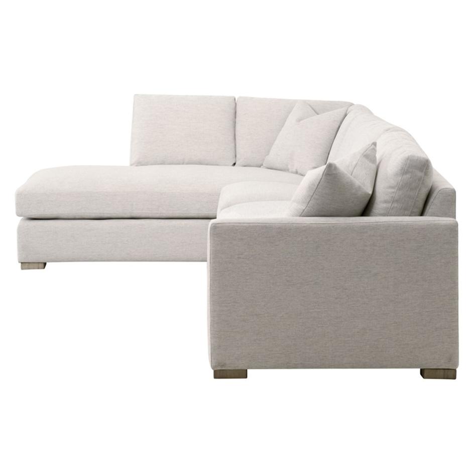 Clara Modular 2-Seat Right Slim Arm Sofa by Essentials For Living
