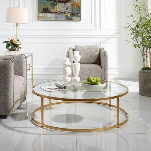 Radius Modern Circular Coffee Table by Uttermost