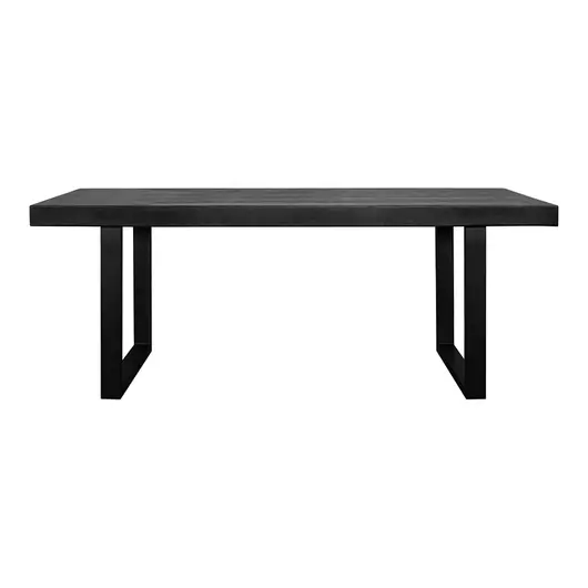 Jedrik Large Outdoor Dining Table Black by Moes Home