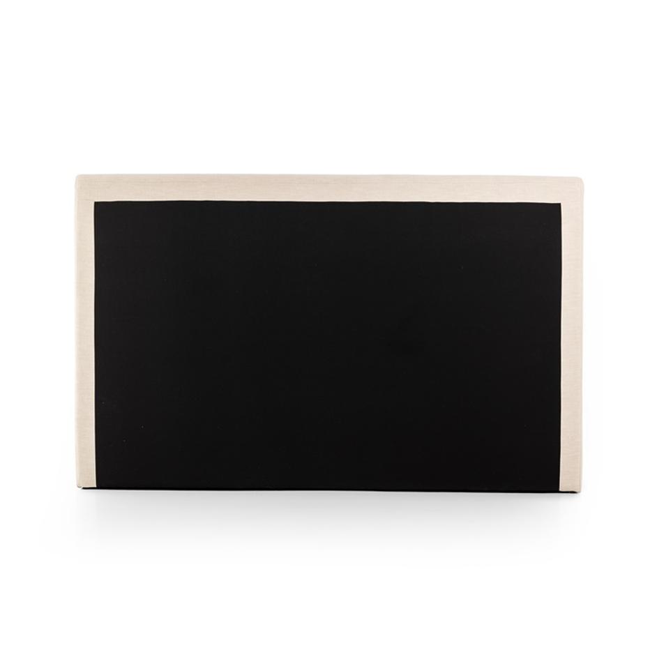 Martina Bed in Queen Size with Bergamo Parchment Finish by FOUR HANDS