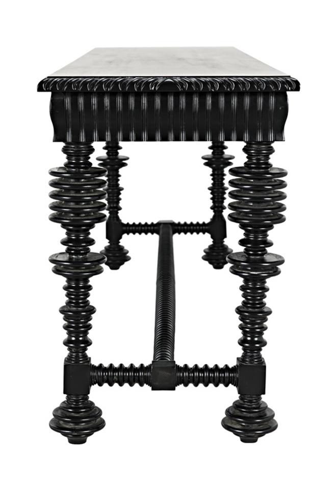 Portuguese Console, Hand Rubbed Black by Noir Furniture