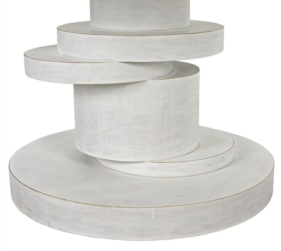 Hugo Dining Table 60",  White Wash by Noir Furniture