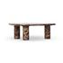 Zion Coffee Table - Merlot Marble by Four Hands