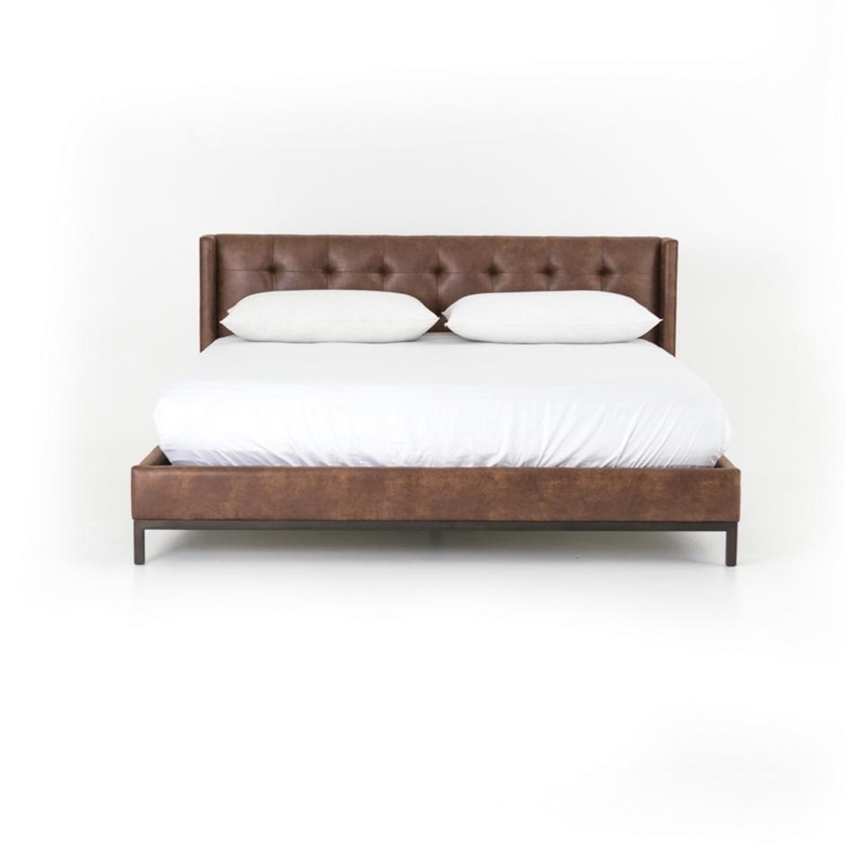 Newhall King Bed-Vintage Tobacco by FOUR HANDS