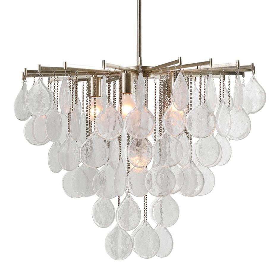 Goccia 6 Light Tear Drop Glass Pendant by Uttermost