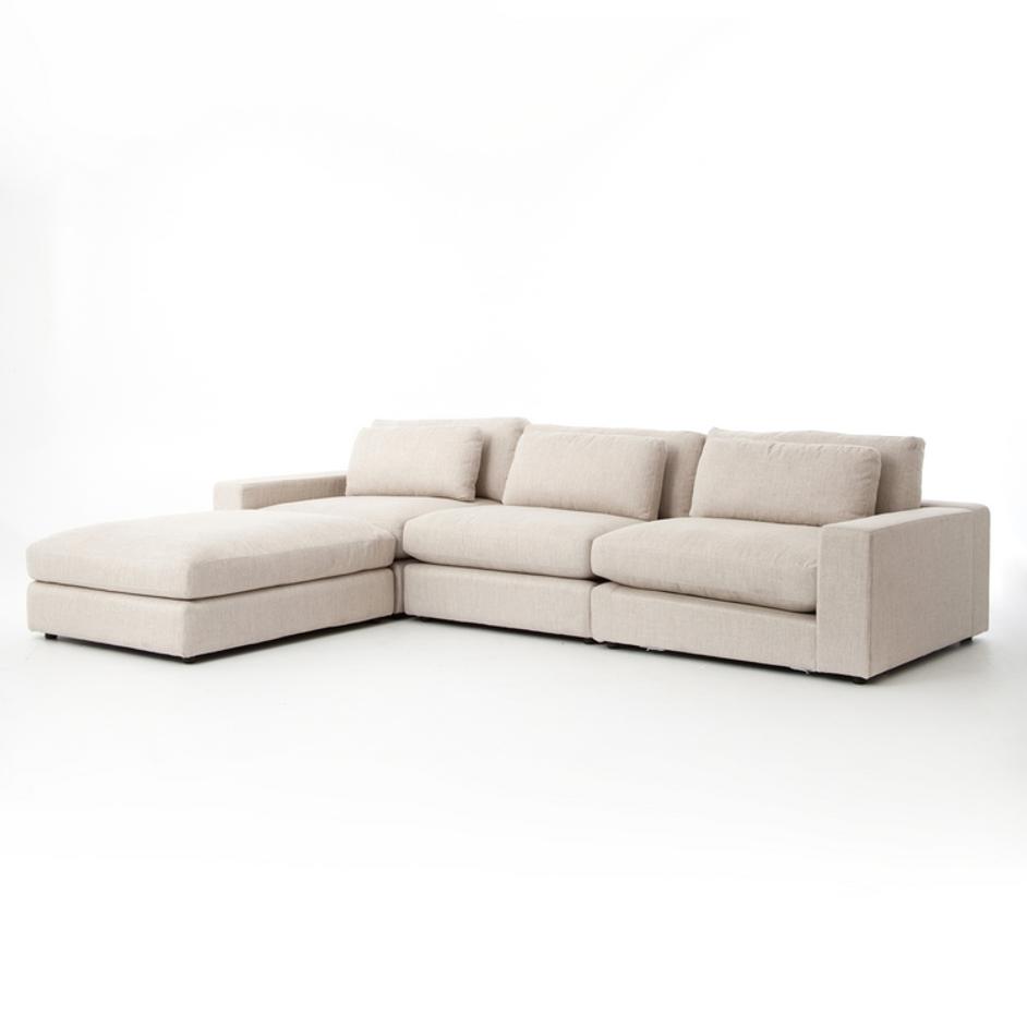 Bloor Sectional Armless in Essence Natural by FOUR HANDS