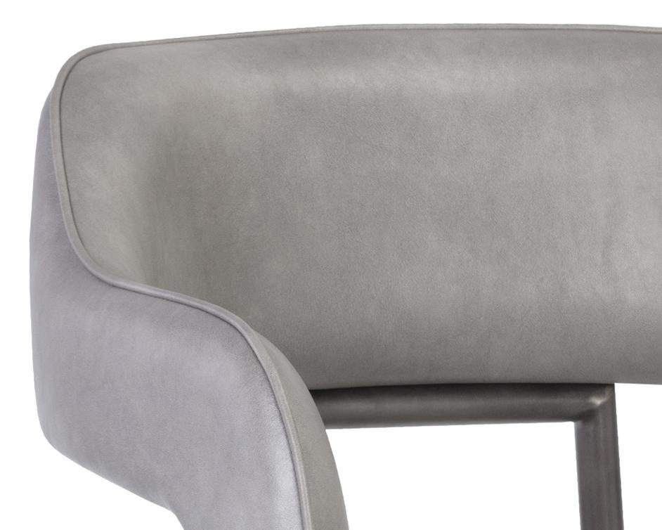 Kenny Dining Armchair - Bravo Metal by Sunpan