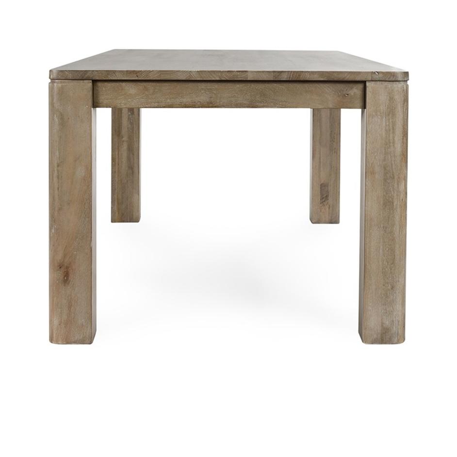 Sedia Mango Wood 78" Dining Table Ash Natural by Classic Home