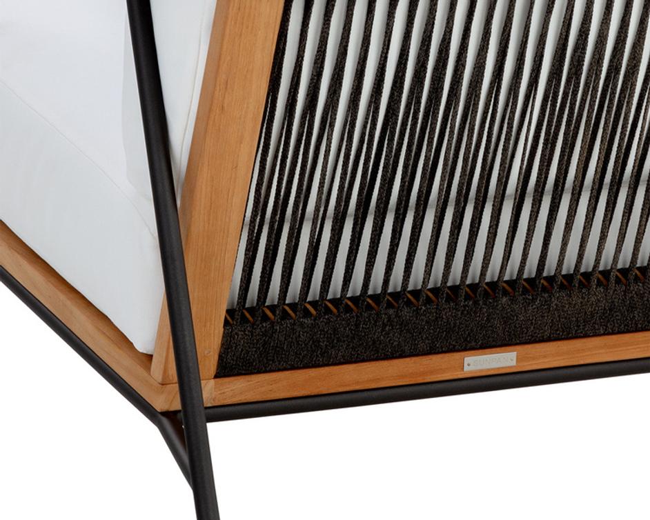 MILAN ARMCHAIR - STINSON WHITE by Sunpan