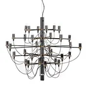 Arment Large Pendant Lamp In Matt Black and Brass by Galla Home