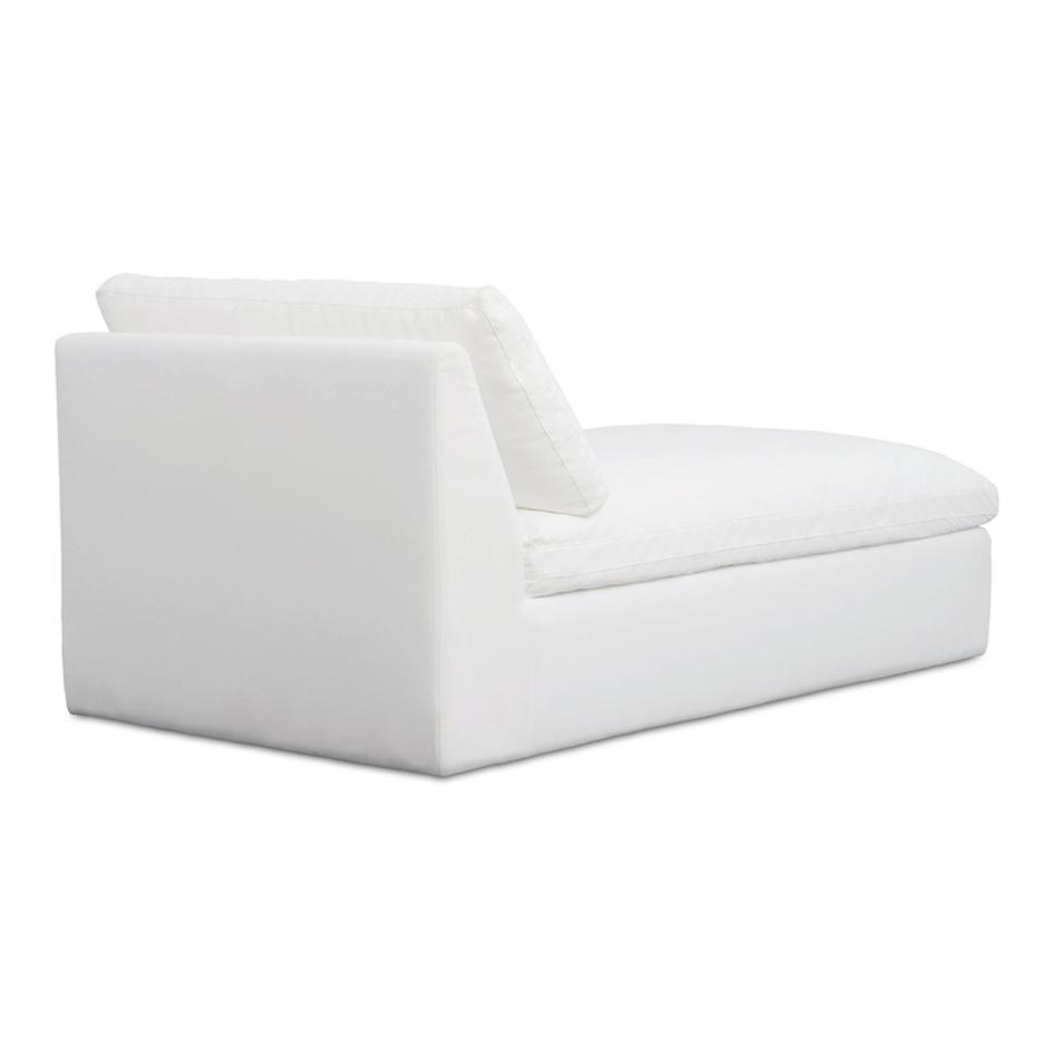 Miles Outdoor Chaise White by Moes Home