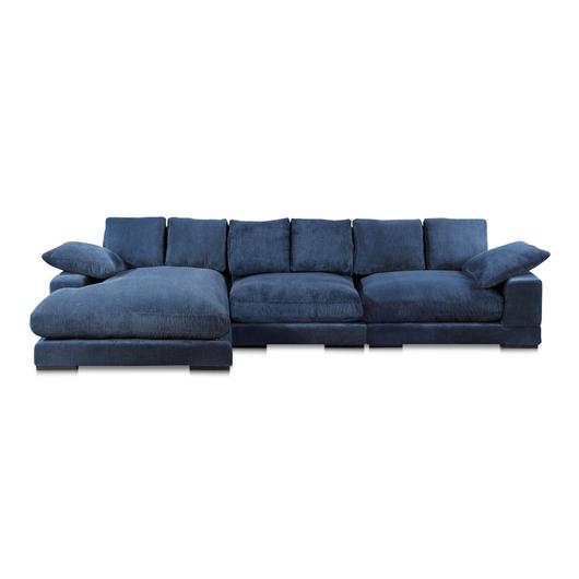 Plunge Large Sectional Navy by Moes Home