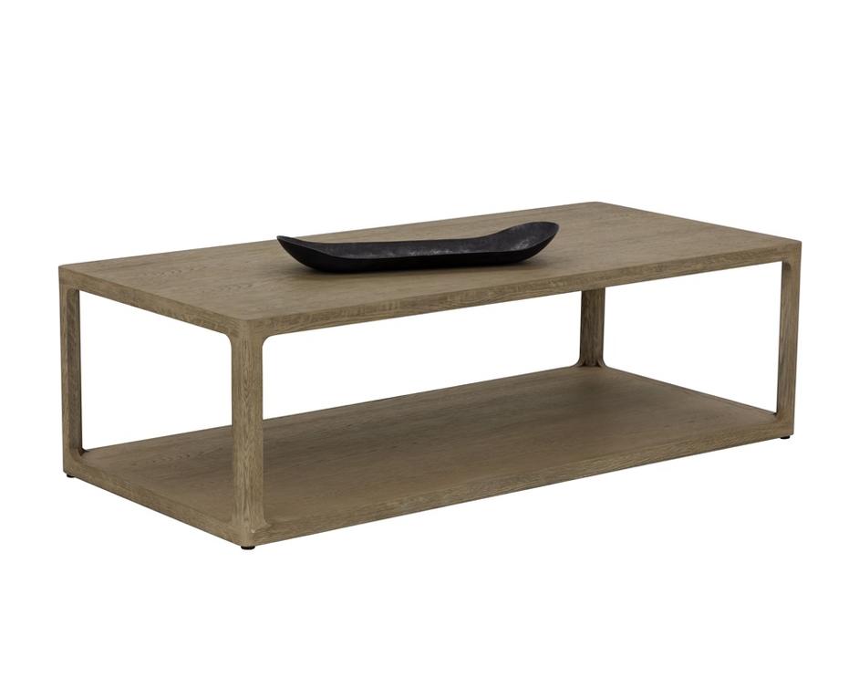 DONCASTER COFFEE TABLE - SMOKE GREY by Sunpan