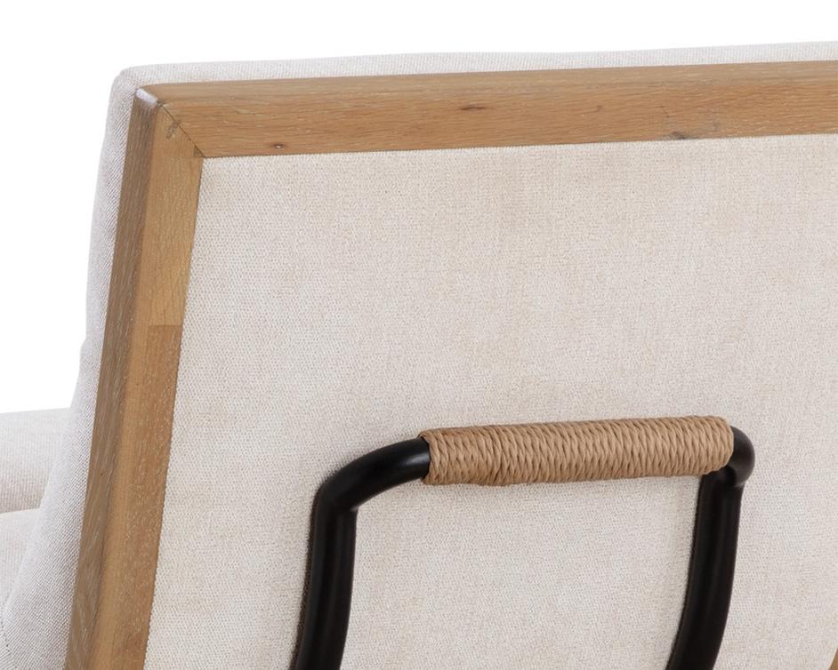 ABILENE COUNTER STOOL - POLO CLUB MUSLIN by Sunpan