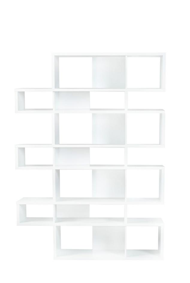 London Composition Large Bookshelf - White by TEMA HOME