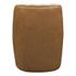 Bowie Swivel Chair Tan Leather by Moes Home