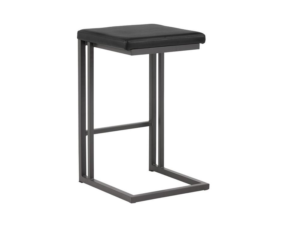 Boone Counter Stool - Grey - Onyx by Sunpan