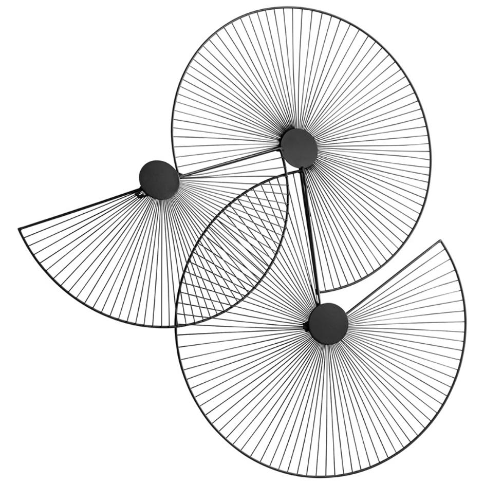 Gnosis Wall Decor in Noir by Cyan Design