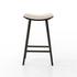 Union Saddle Bar Stool-Light Carbon by FOUR HANDS