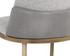 MARIE DINING CHAIR - BELFAST HEATHER GREY / BRAVO METAL by Sunpan