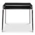 Petra Leather Stool Black by Moes Home