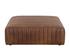 LEWIN OTTOMAN - SQUARE - LUCIA TOBACCO LEATHER by Sunpan