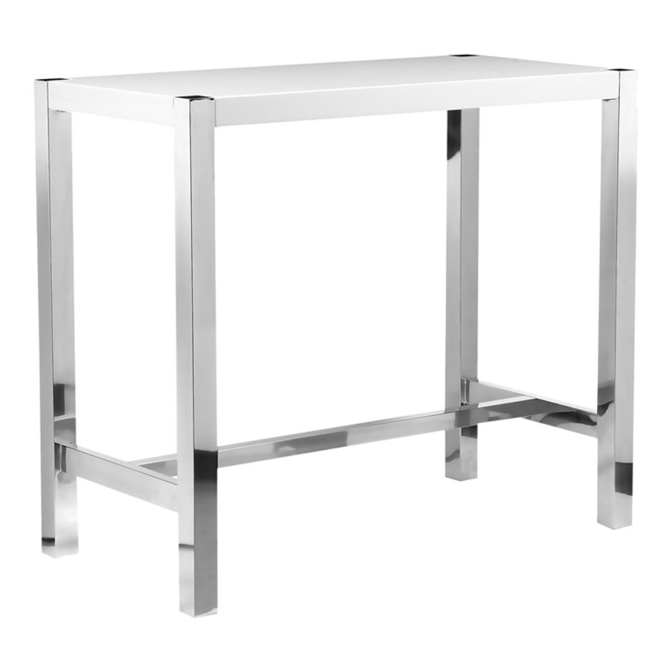 RIVA BAR TABLE WHITE by Moes Home