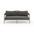 Sherwood Outdoor Sofa In 63" In Grey/Charcoal by FOUR HANDS