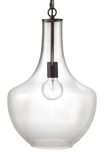 Sutton Glass 1-Light Pendant by Jamie Young