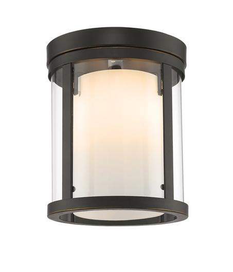 Willow 3 Light Flush Mount in Olde Bronze Finish by Z-Lite