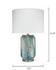 Helen Blown Glass Table Lamp with Linen Shade by Jamie Young