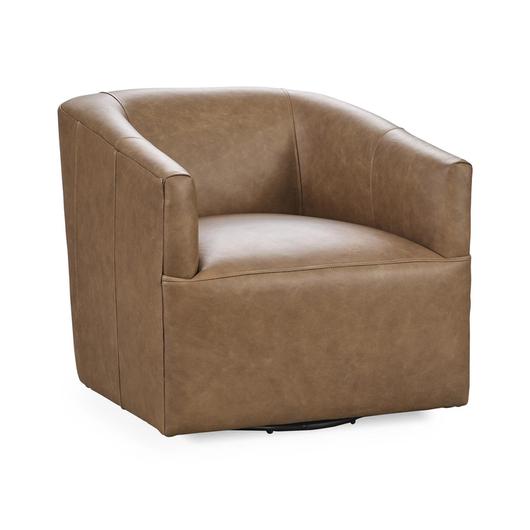 Vernon Leather Swivel Chair El Paso by Classic Home