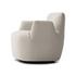 Reed Swivel Chair In Crete Pebble by Four Hands