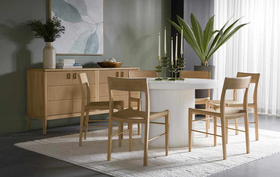 BONDI DINING CHAIR - LIGHT OAK by Sunpan