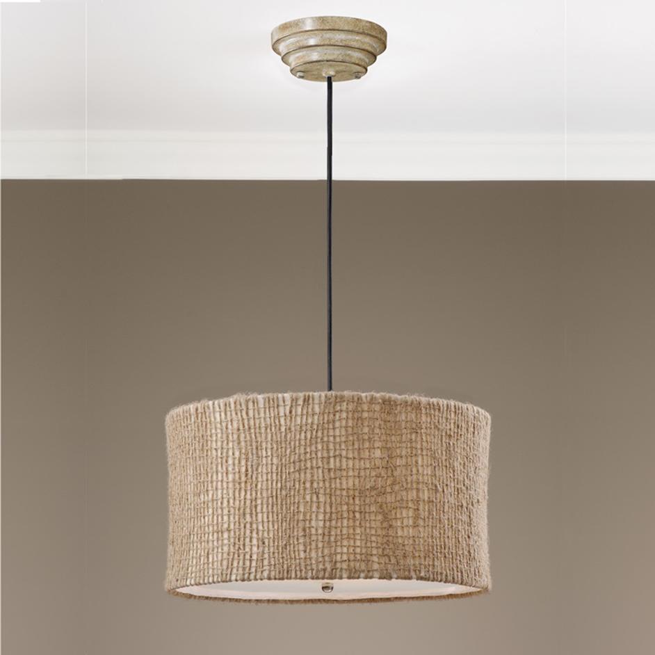 Burleson 3 Light Drum Pendant by Uttermost