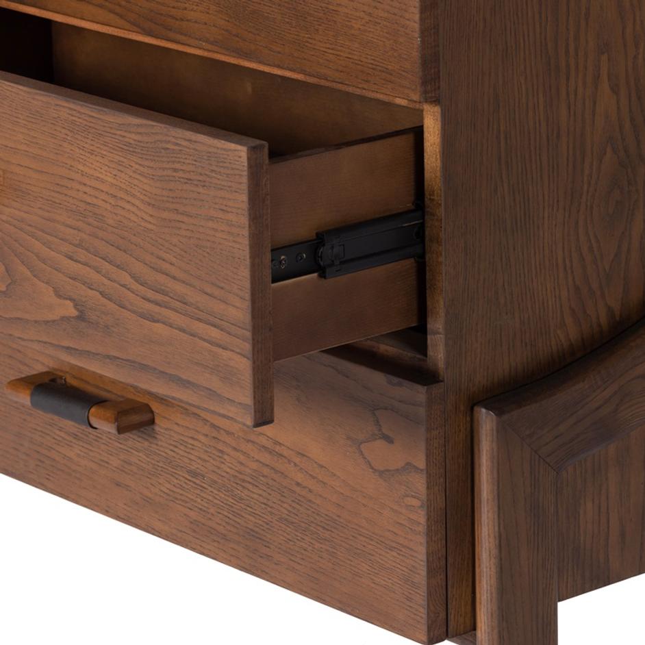Halston 6 Drawer Dresser In Terra Brown Ash by FOUR HANDS