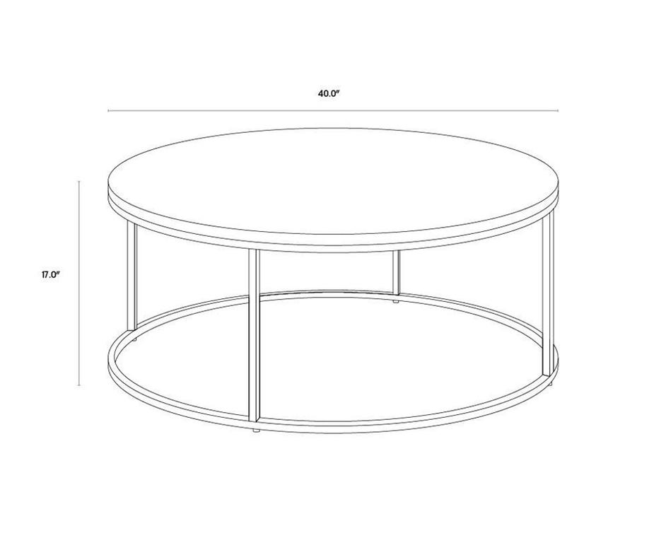 ENYA COFFEE TABLE by Sunpan