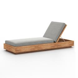 Kinta Outdoor Chaise-Faye Ash by FOUR HANDS