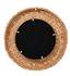 Strand Wood Beaded Round Wall Mirror, Natural by Jamie Young